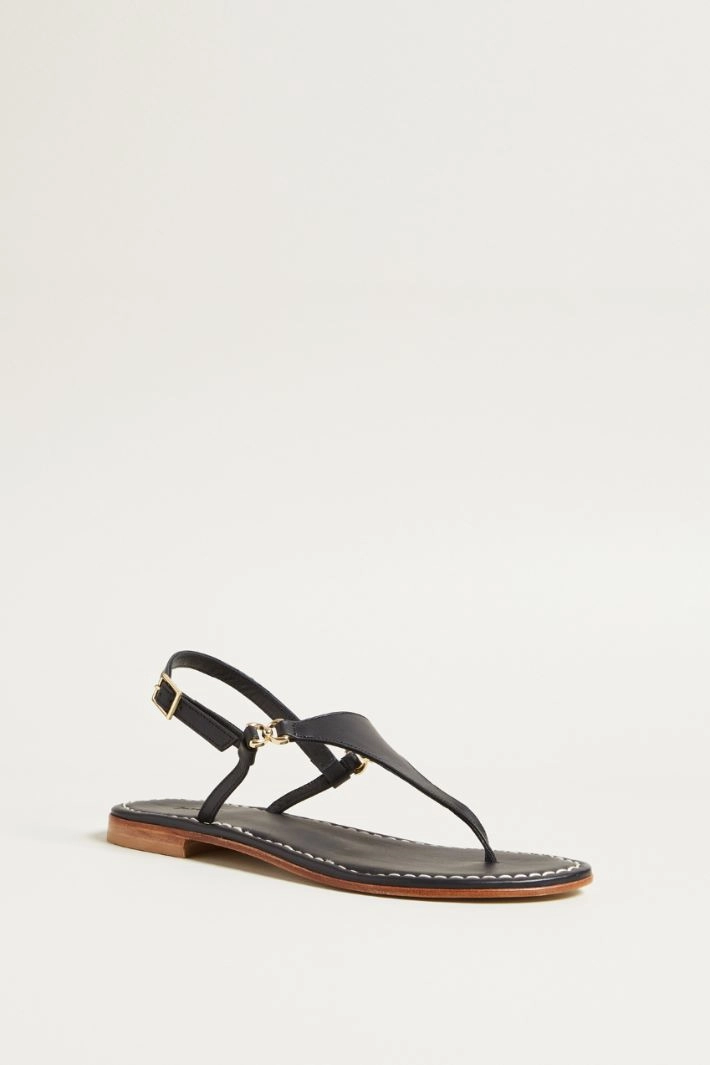 Thong sandals - BLACK