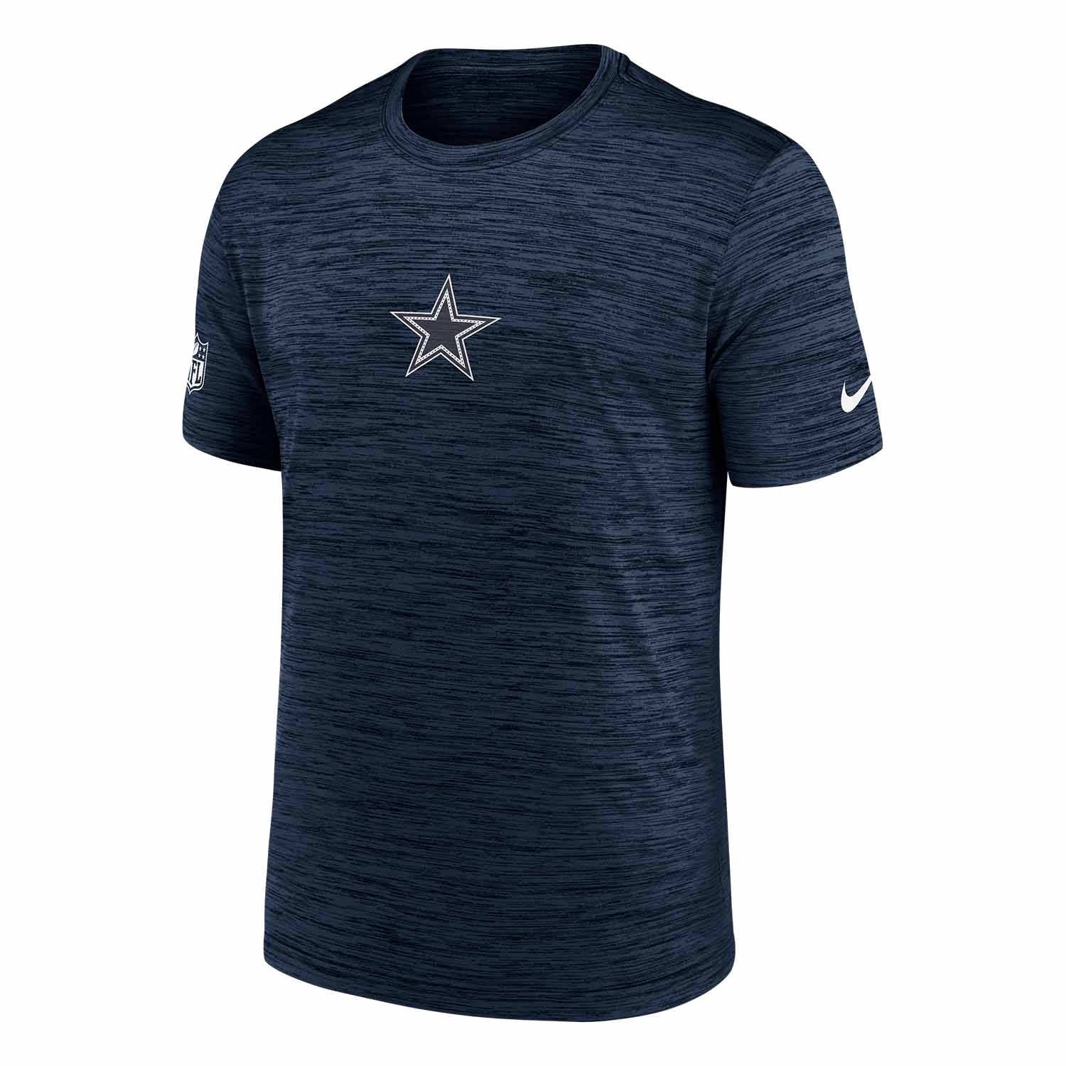 Dallas Cowboys 2025 NFL Sideline Nike Velocity Performance T-Shirt Navy