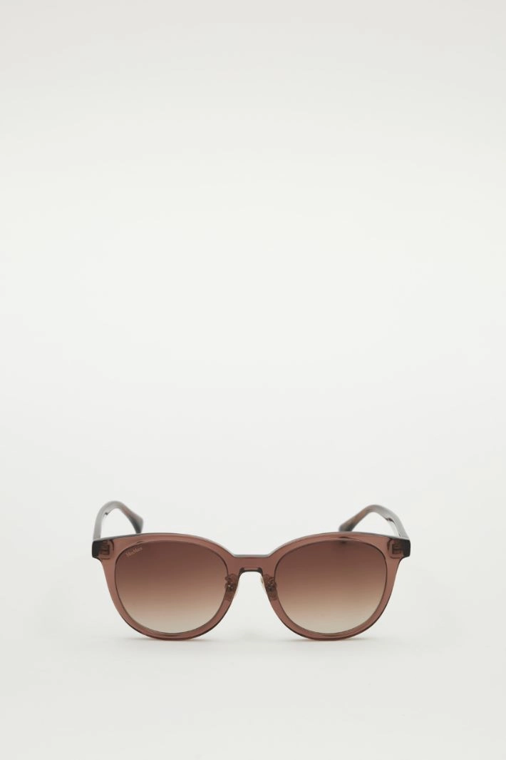 Round sunglasses - LIGHT BROWN