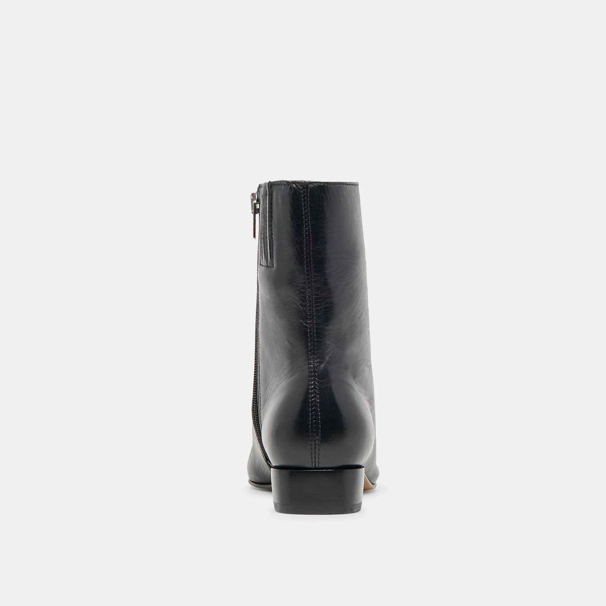 TARINE BOOTIES BLACK LEATHER