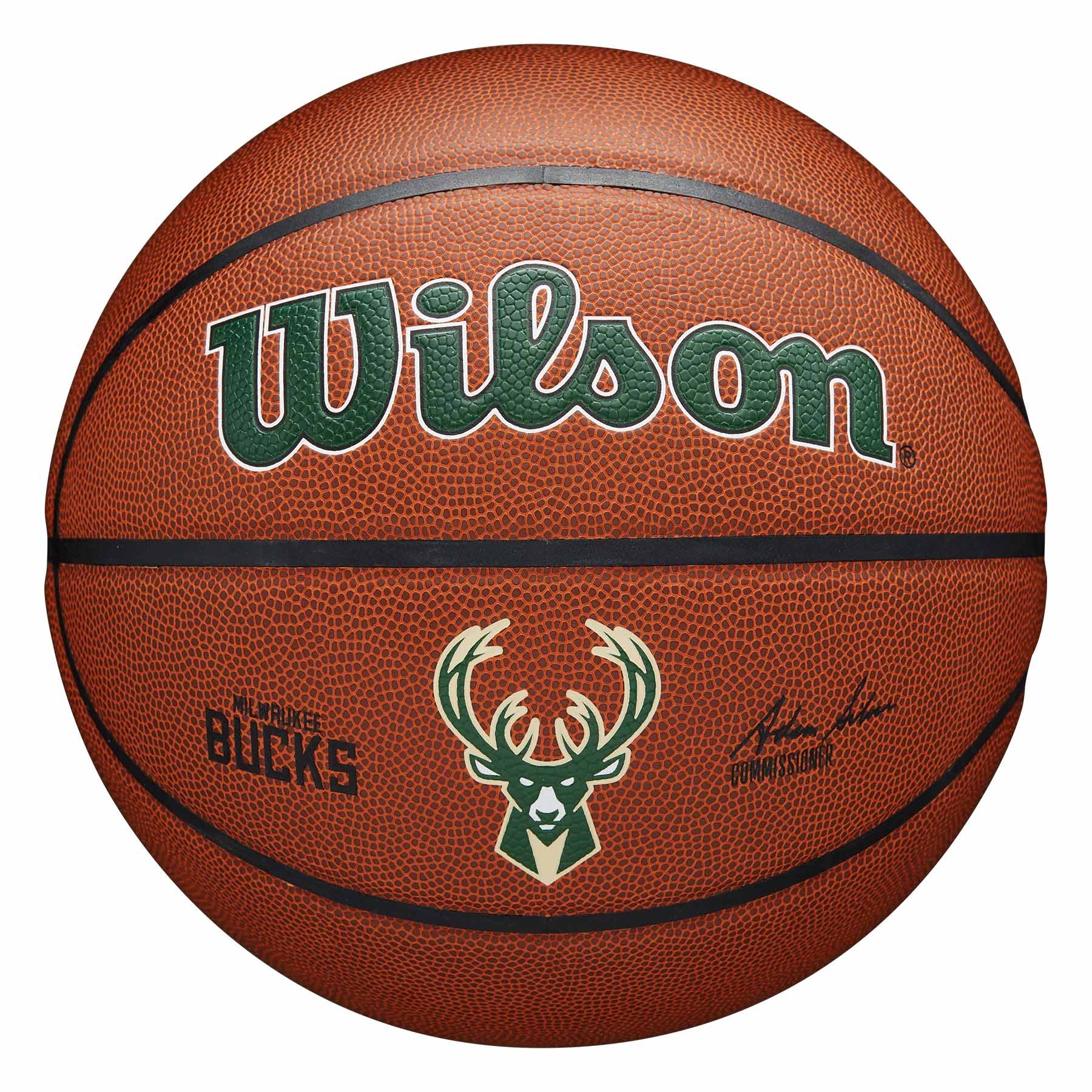 Milwaukee Bucks Wilson Team Alliance NBA Basketball (Size 7)