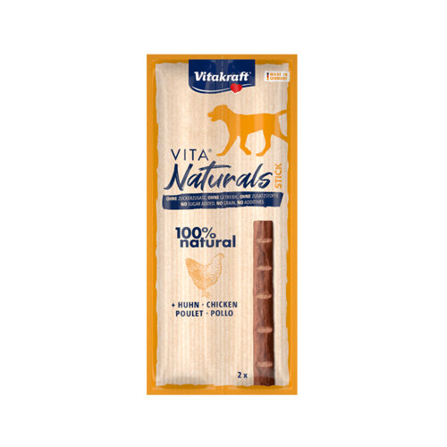 Vitakraft Vita Naturals Dog Sticks - Chicken - 2 pieces