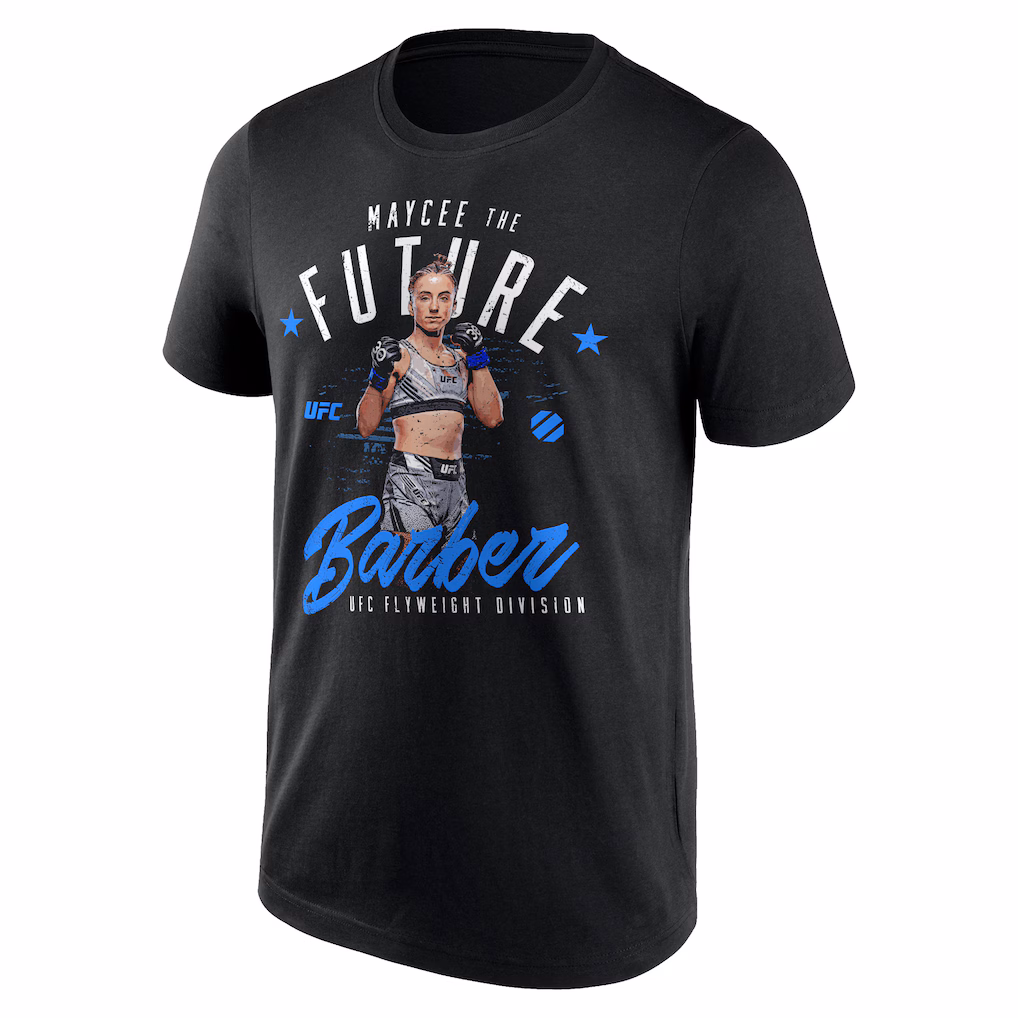 UFC Maycee Barber The Future T-Shirt - Black - Mens