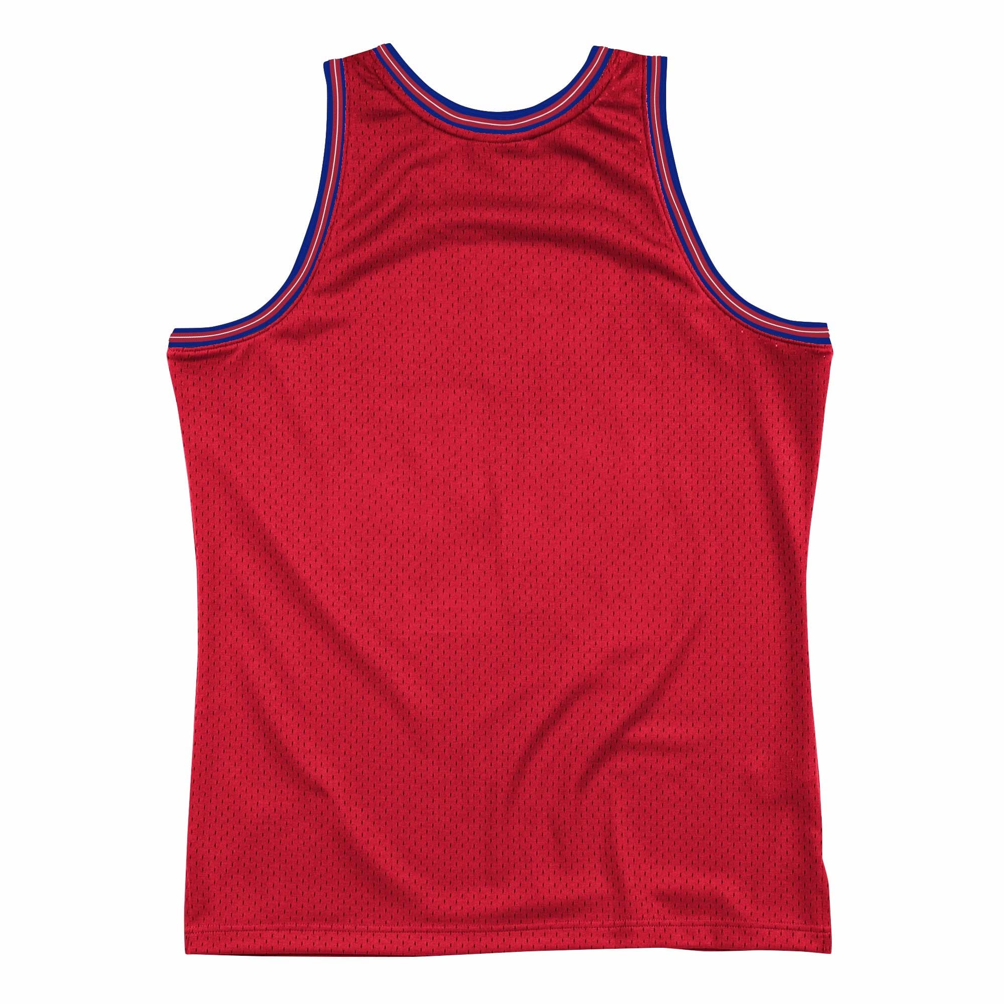 Philadelphia 76ers Big Face 2.0 Mitchell & Ness NBA Jersey Red