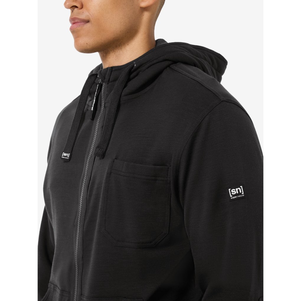 SUPER.NATURAL Solution DWR Hoodie Men - Jet Black