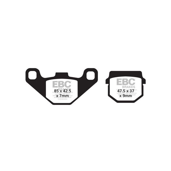 EBC Organic Front Brake PadsRef: Fa083Tt / 17220597