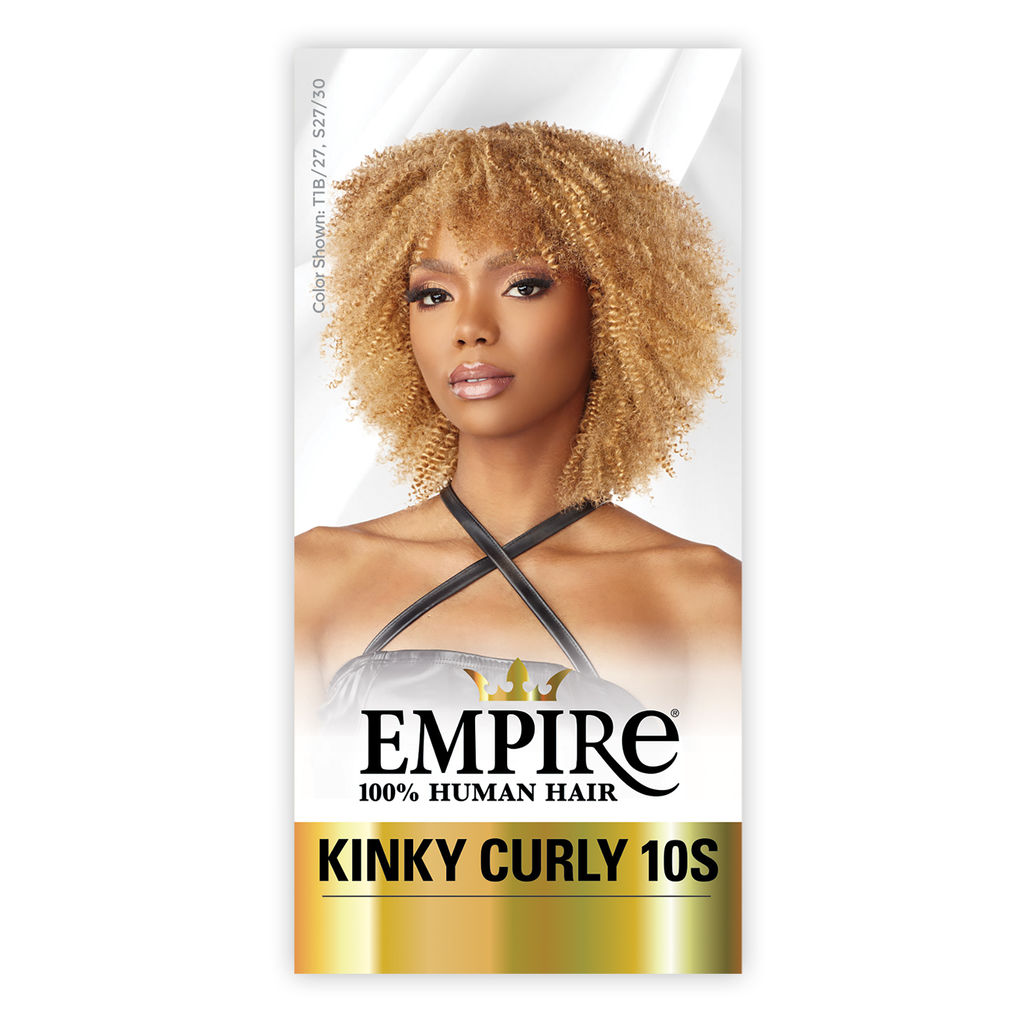 Sensationnel Human Hair Weave Empire 3Pcs Kinky Curly 10S