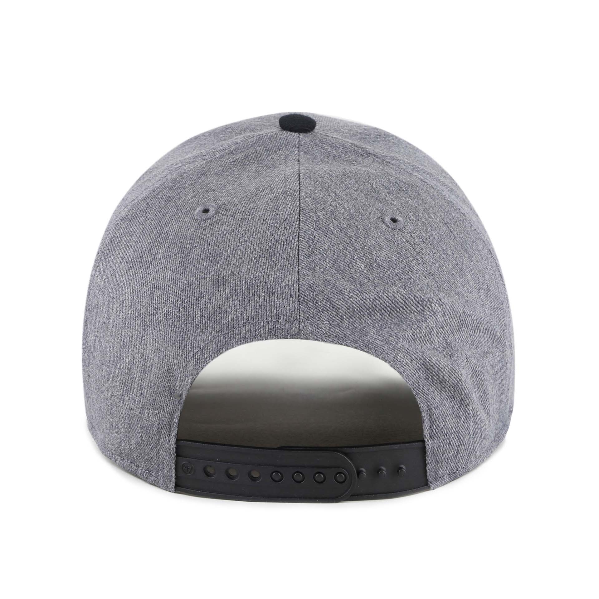 Boston Bruins '47 MVP Granite Adjustable NHL Cap Charcoal