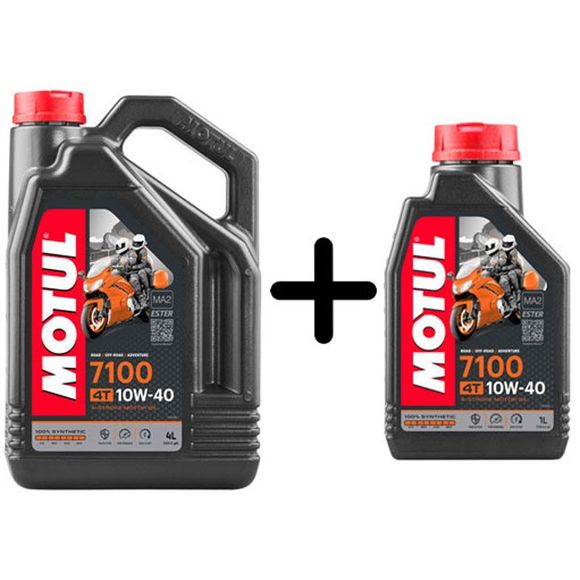 Motul 7100 10W40 4+1 L Universal engine oilRef: MOT0123 / 104325