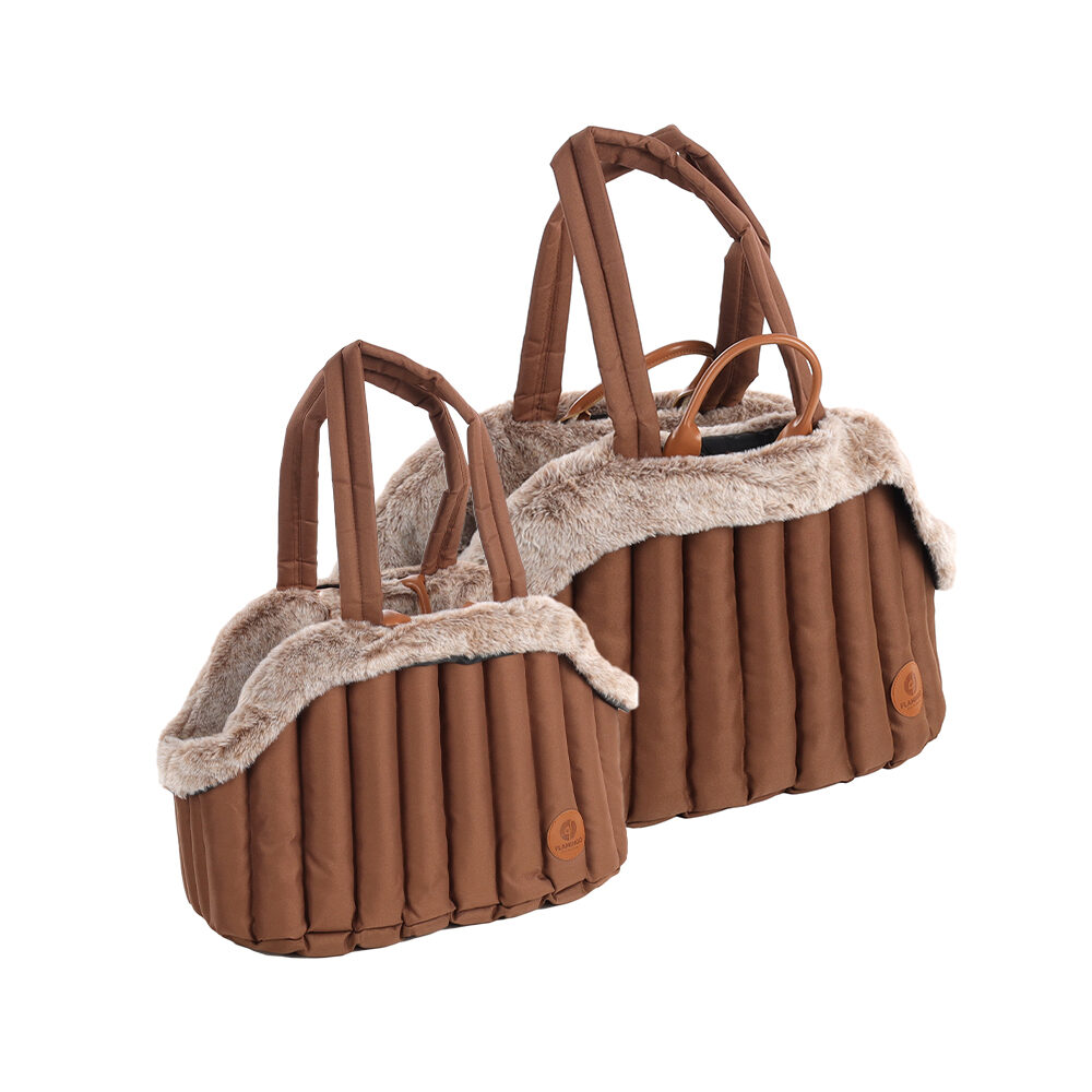 Flamingo Tuke Brown Carrier Bag - Small