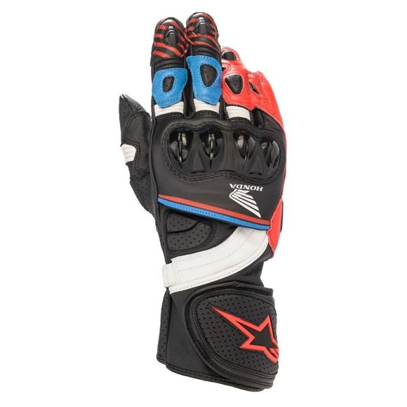 Alpinestars Honda GP Plus R V2 Gloves - Black/RedRef: AP3143