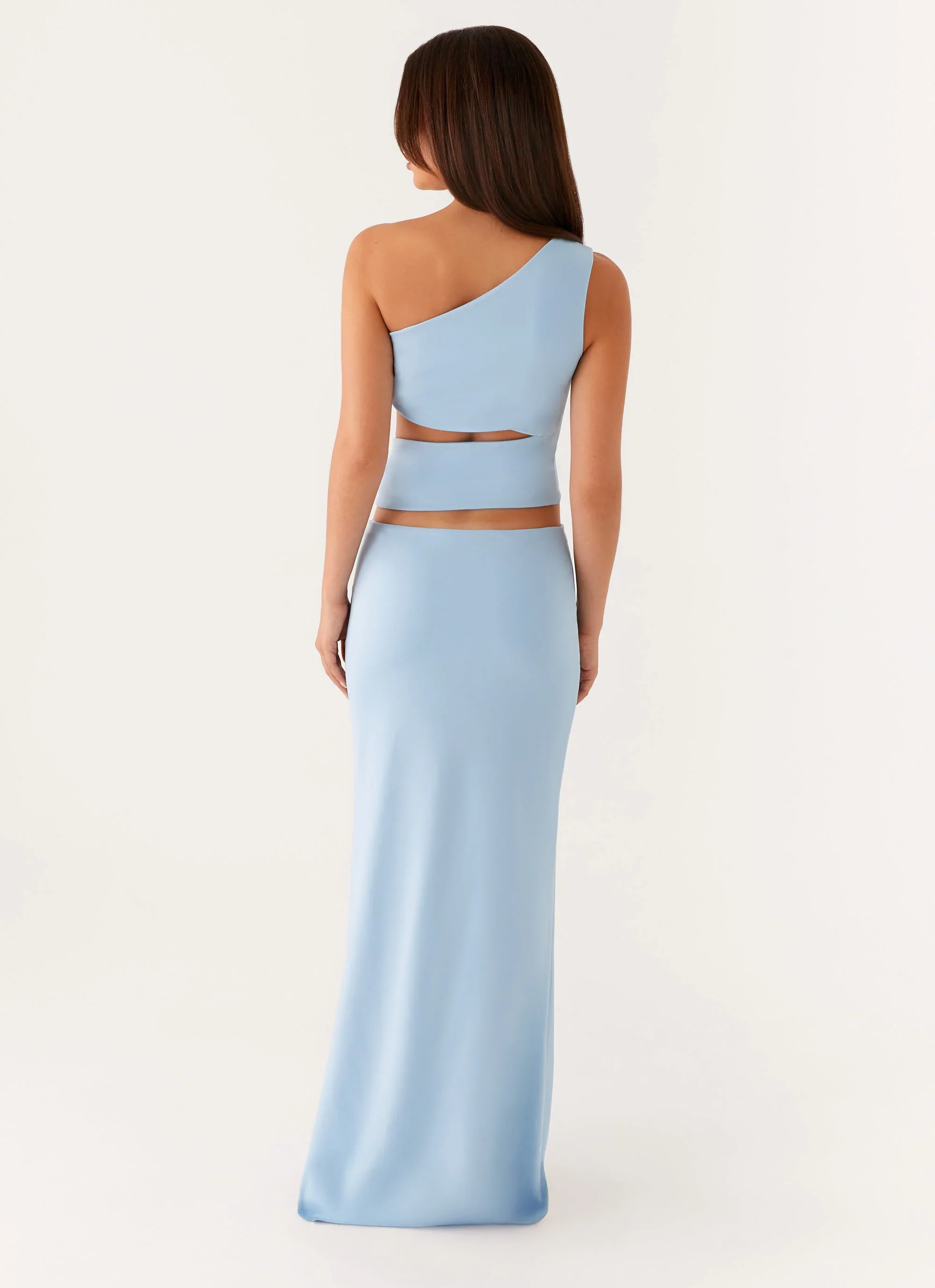 Laylani Cut Out Maxi Dress - Blue