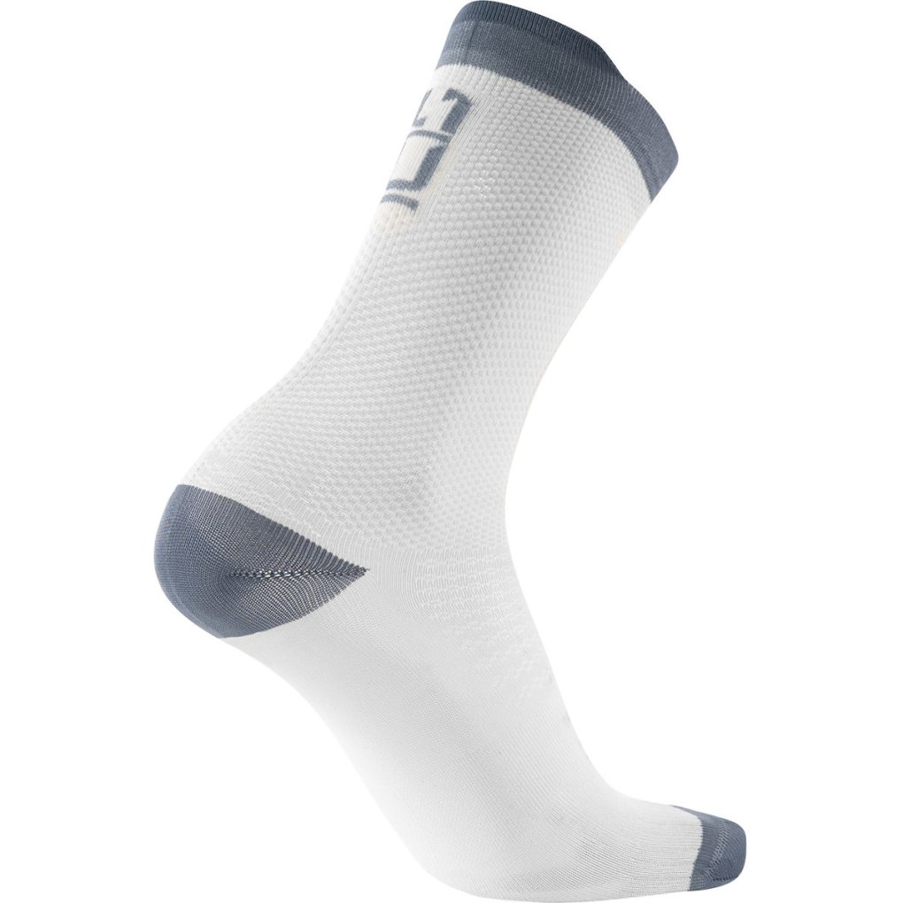 Sidi Nitiidus Cycling Socks - White Frost Grey