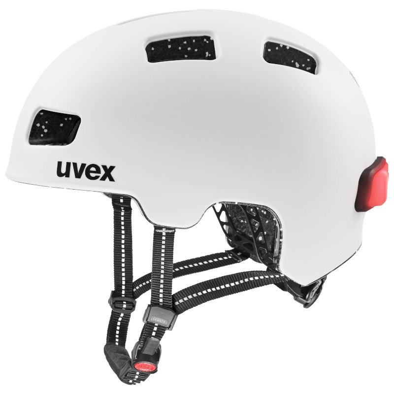 Uvex city 4 Helmet - white skyfall matt