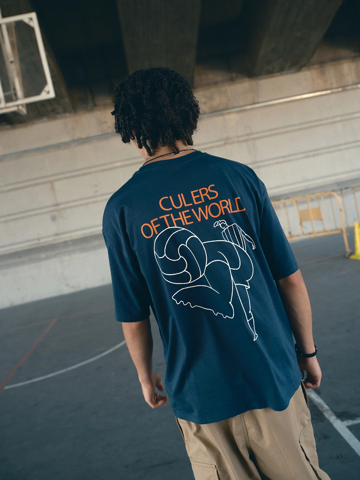 T-Shirt Navy Barça Essentials - Junior