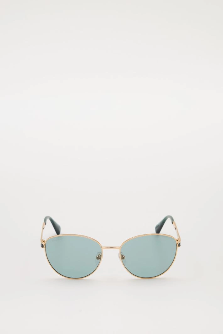 Thin frame glasses - GREEN