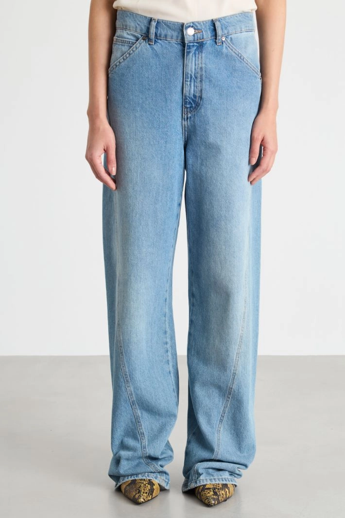 Wide-leg jeans - BLUE
