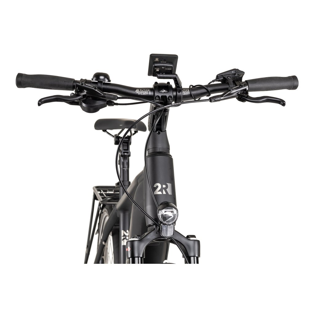 2R Manufaktur ELX 11 - Electric Touring Bike - 2025 - black matt / brushed silver