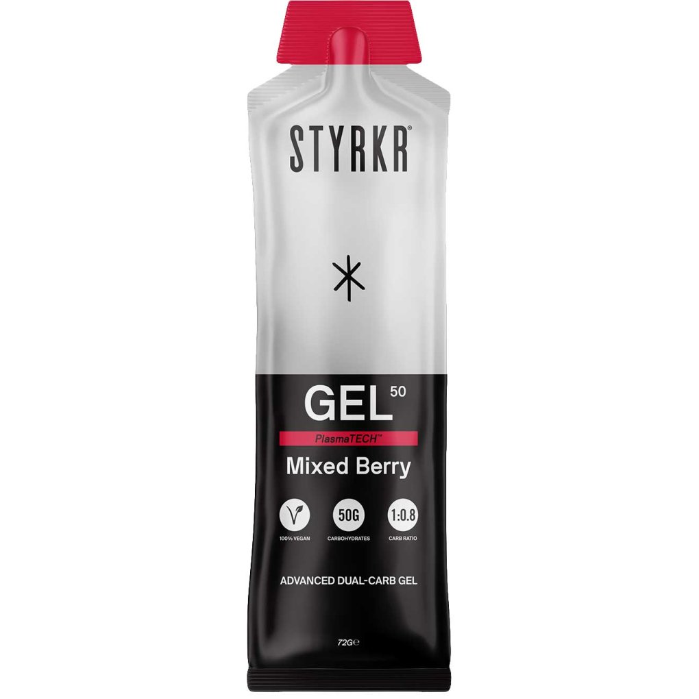 Styrkr GEL50 Dual-Carb Energy Gel - 12x72g