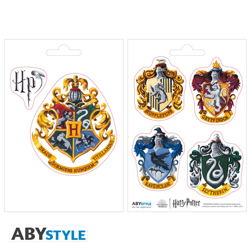 HARRY POTTER Mini Stickers Hogwarts Houses (16x11cm)