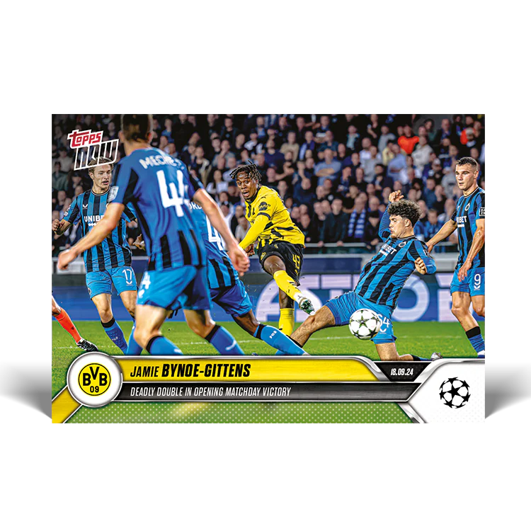 Jamie Bynoe-Gittens - Deadly double in opening matchday victory - 24/25 UCC TOPPS NOW® Card 14