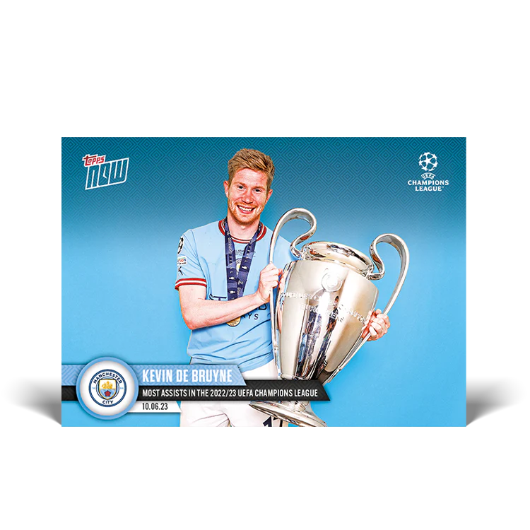 Topps UK - Most assists in the 2022-23 UEFA Champions League - UCL TOPPS NOW® Card #122