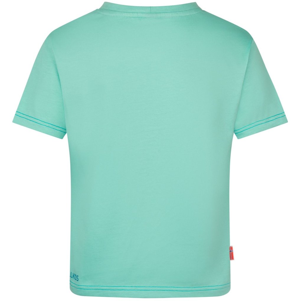 Trollkids Falketind T-Shirt Girls - Aqua Haze