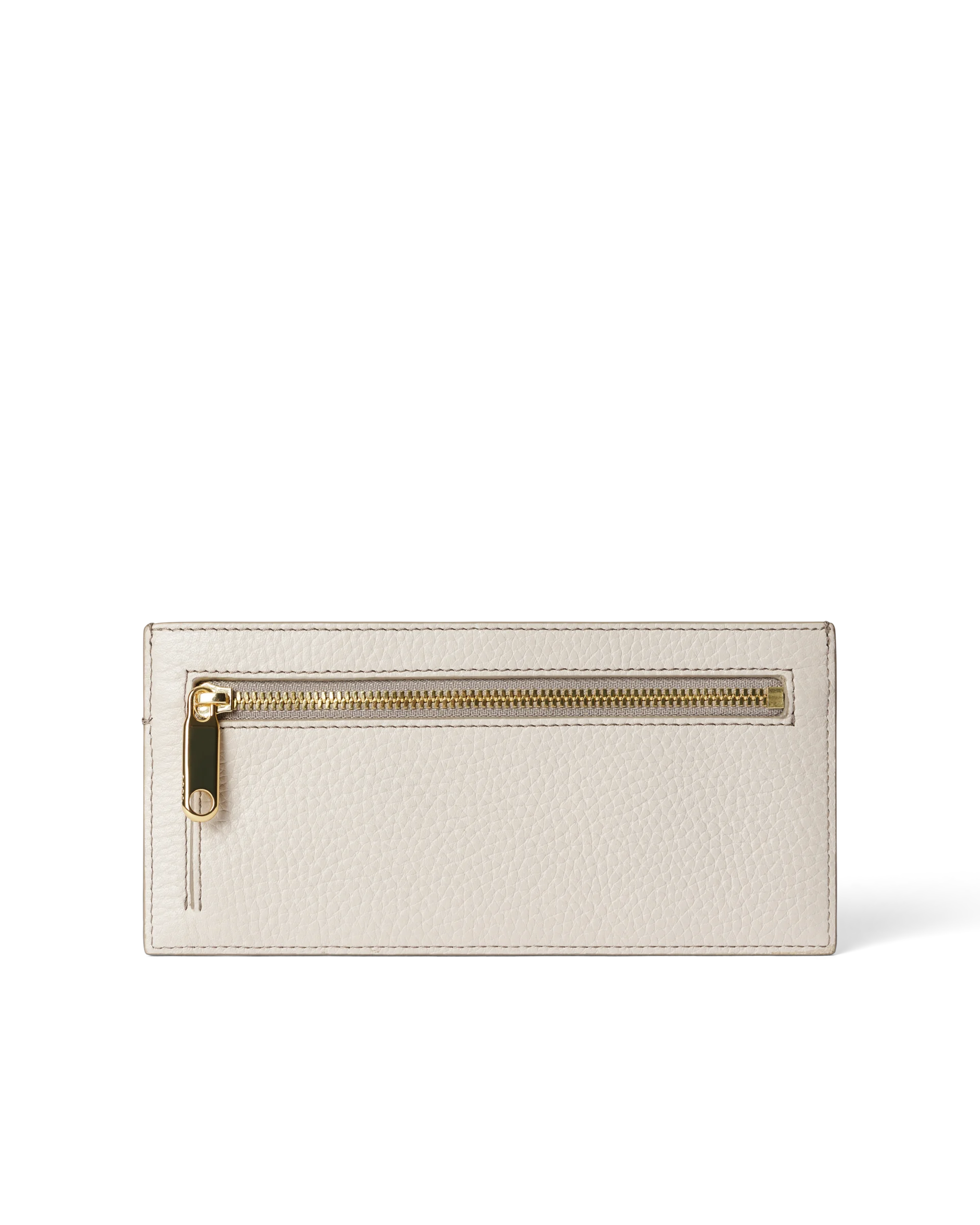 ECCO Wallet Kleine Leder-Geldbörse Beige 8,5X17,5X0,5 cm