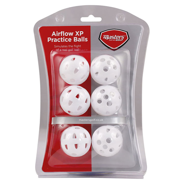 Masters XP Airflow Balls White (6 Pack)