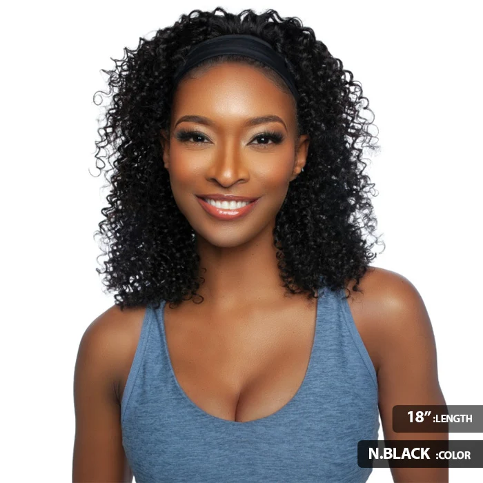Mane Concept Trill Glueless 100% Unprocessed Virgin Remy Hair Headband Wig - TRHB205/206 SPANISH WAVE 14/18