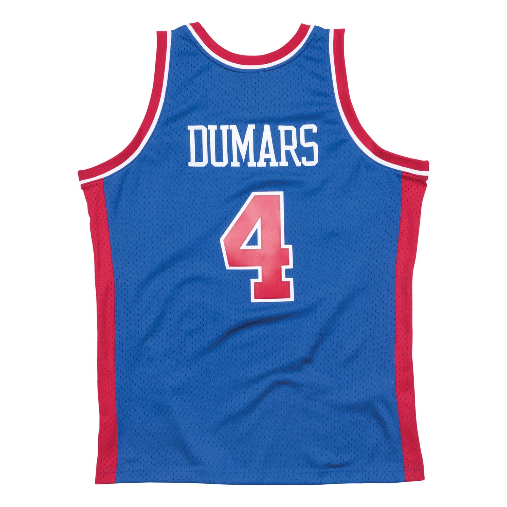 Joe Dumars #4 Detroit Pistons 1988-89 Swingman NBA Jersey Blue