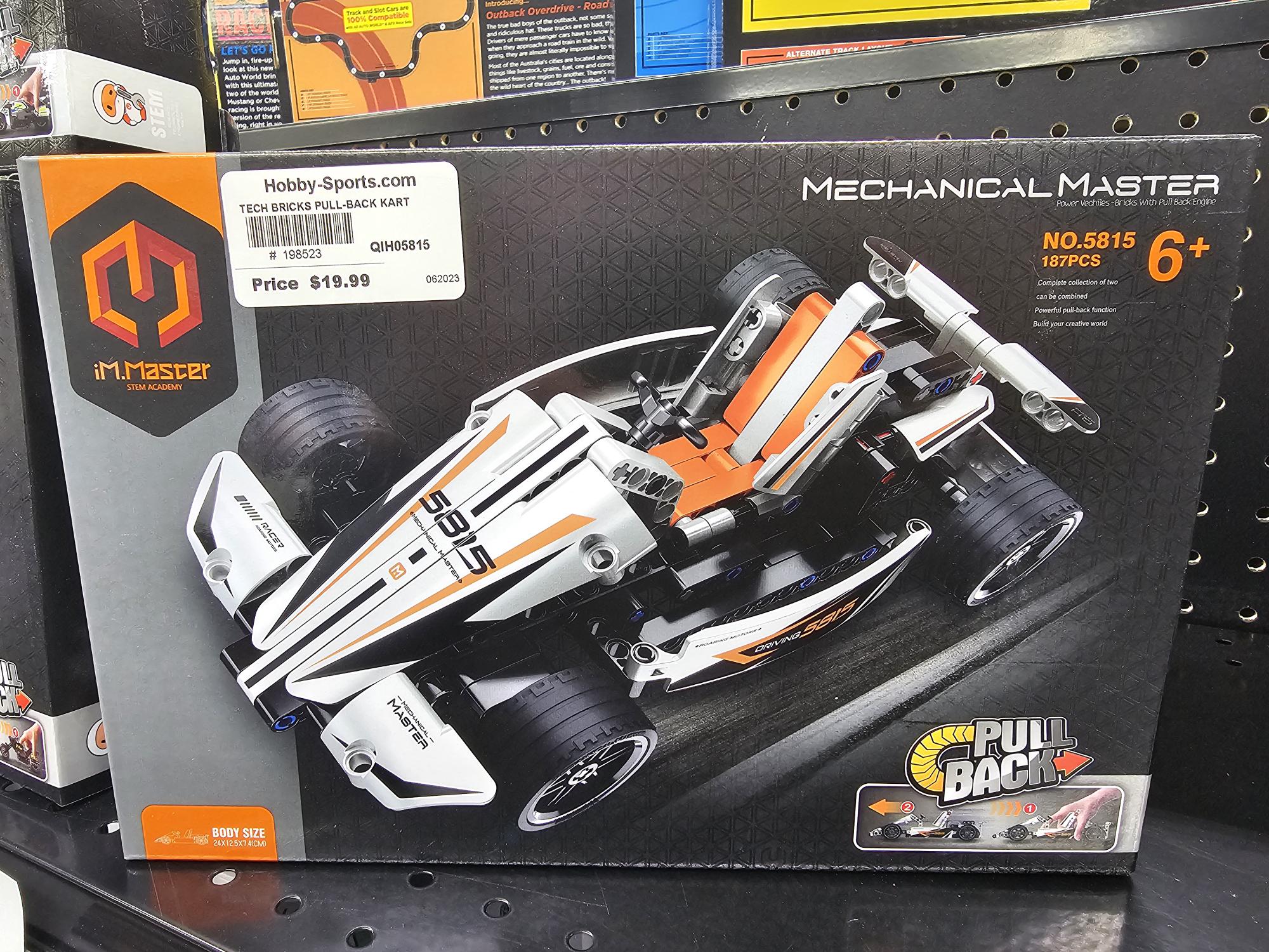 TECH BRICKS PULL-BACK KART