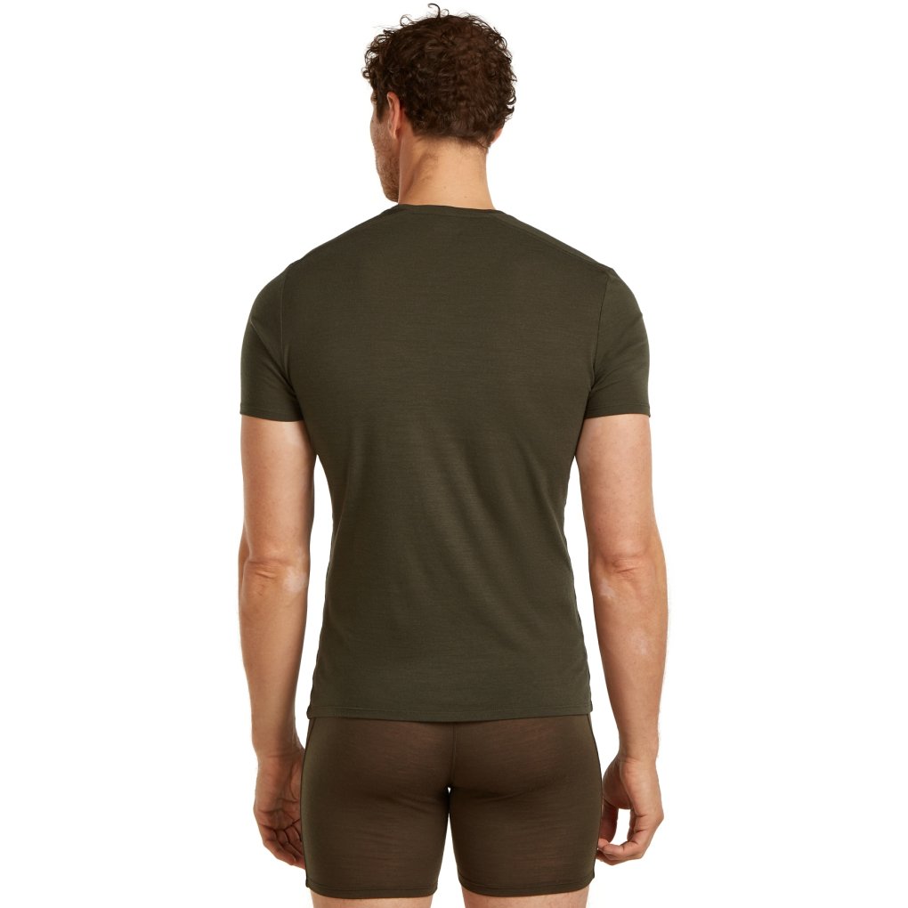 Icebreaker Merino Anatomica Short Sleeve Crewe T-Shirt Men - Dark Loden