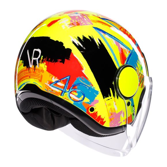 Casque jet AGV ETERES - ROSSI WINTER TEST 2019 - MulticoloreRef : AG1069