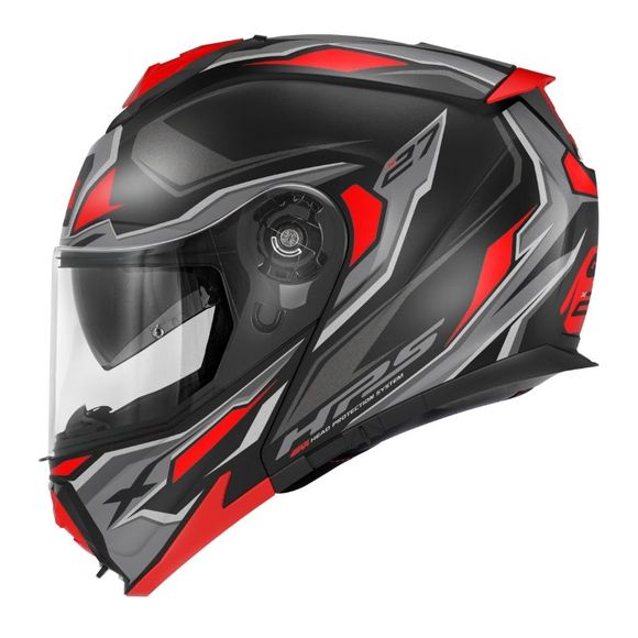 Casque modulable Givi X.27 SECTOR - MATT - Noir / RougeRef : GI1565