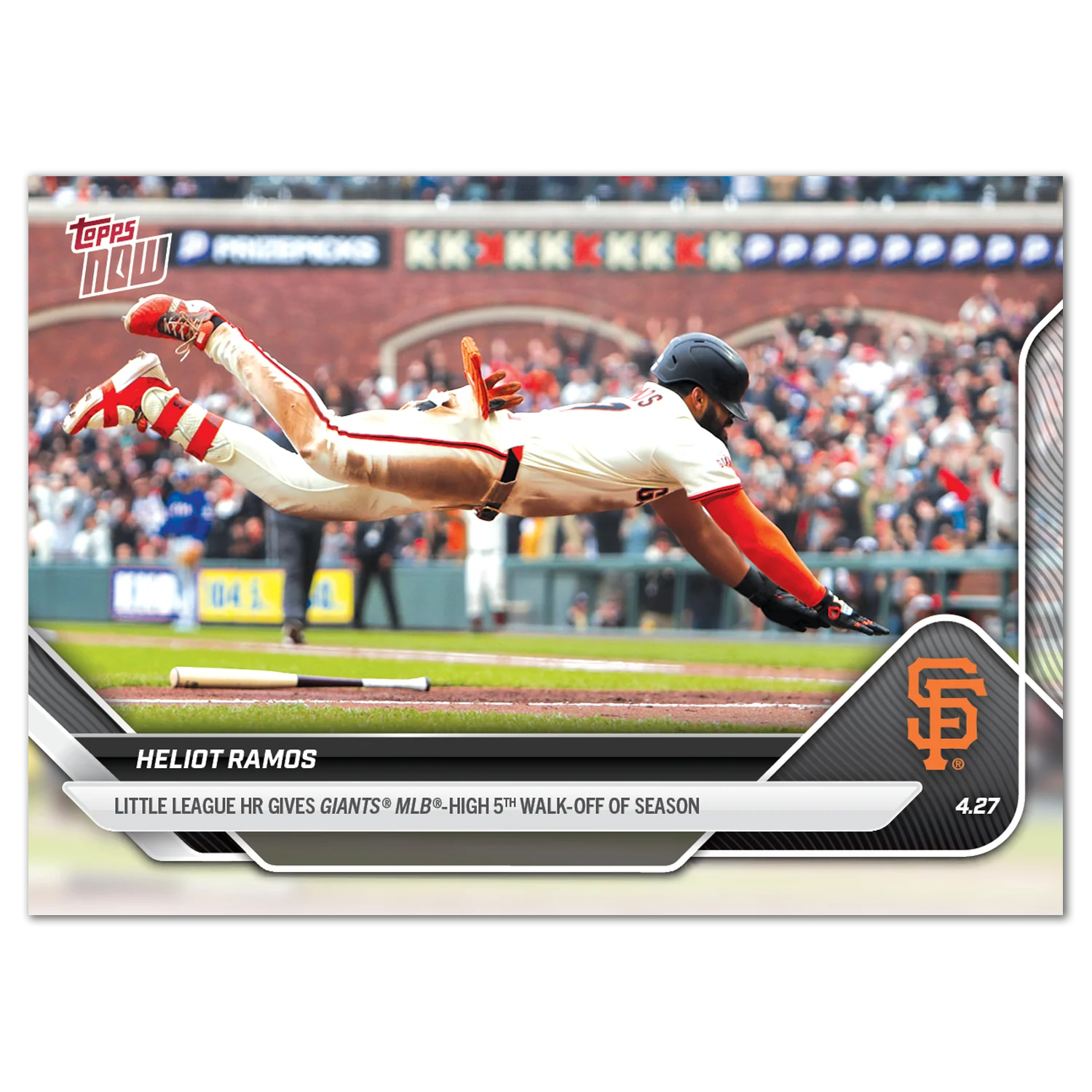 Heliot Ramos - 2025 MLB Topps NOW® - Card 112