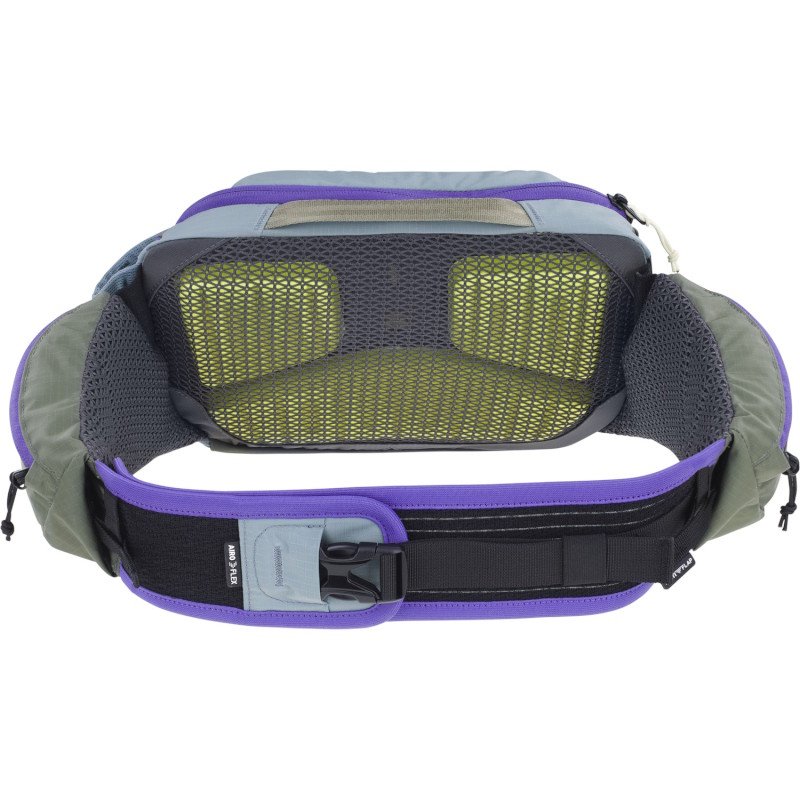 EVOC Pro 3 Hip Pack - Steel - Violet - Dark Olive