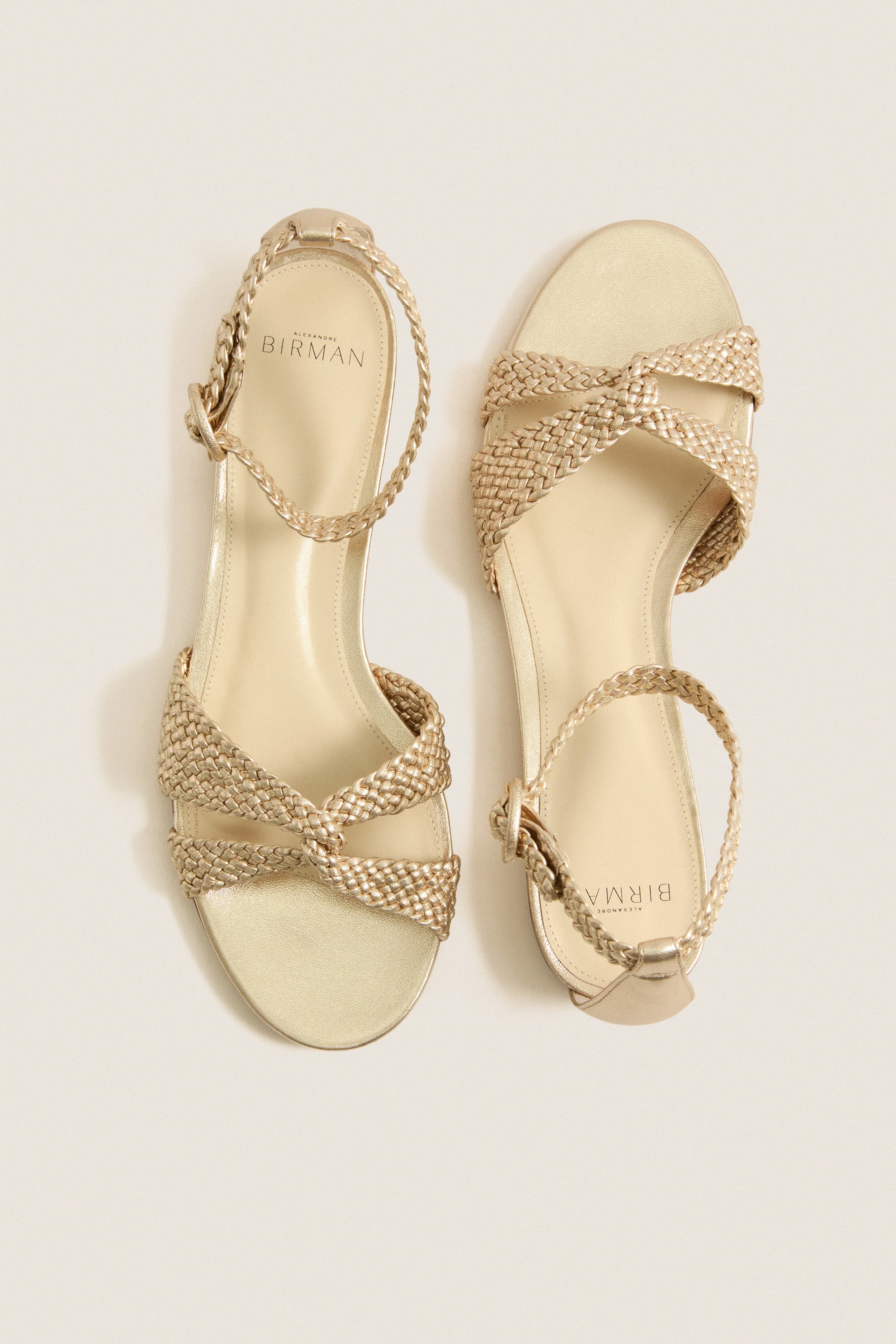 Golden Sabrina Flat Sandals