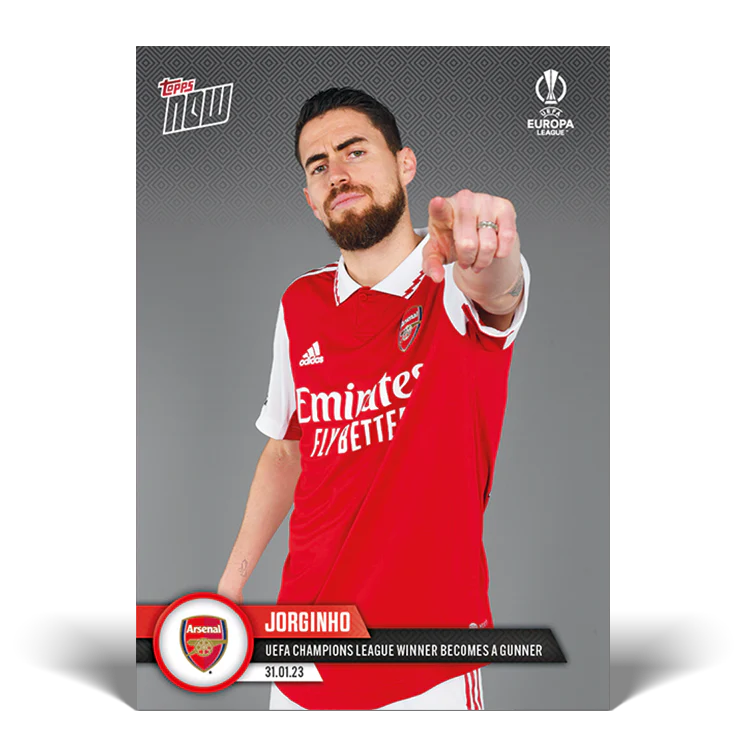 Topps UK - UEFA Champions League winner becomes a Gunner - EL TOPPS NOW® Card #24