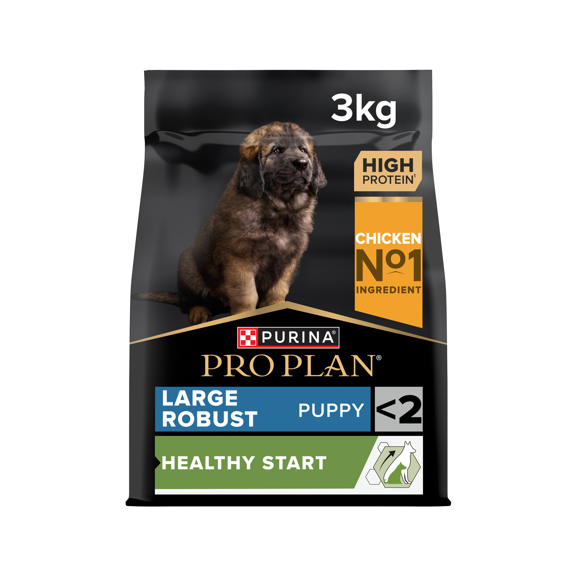 Purina Pro Plan Puppy - Large Breed Robust - Chicken - 3 kg