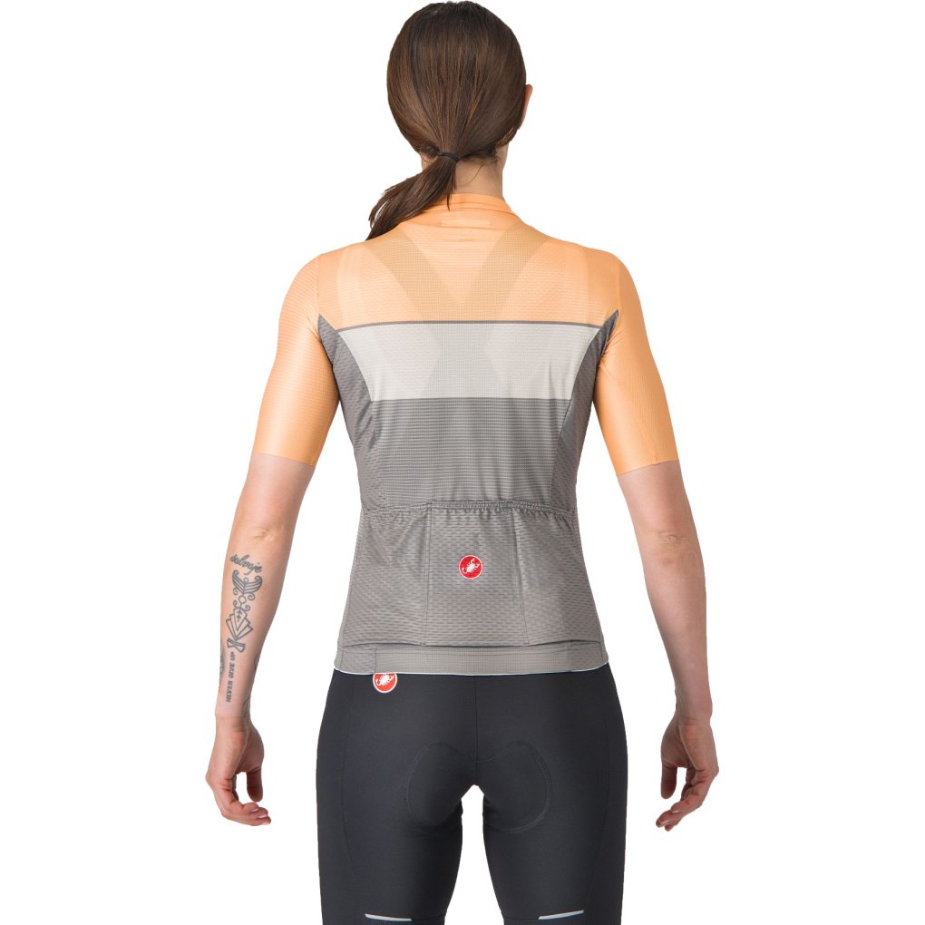 Castelli Elegante Jersey Women - gunmetal grey/silver moon-soft 125