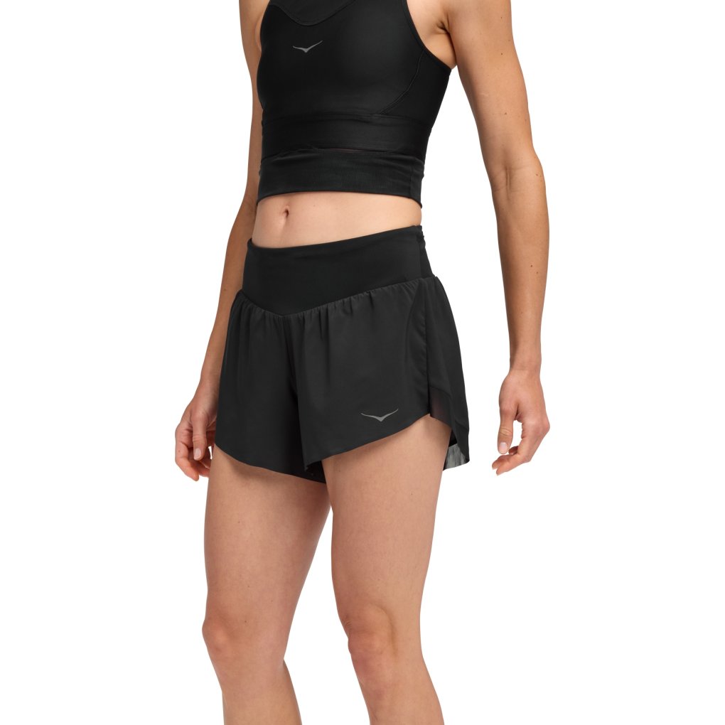 Hoka Glide 4 Inch Shorts Women - black