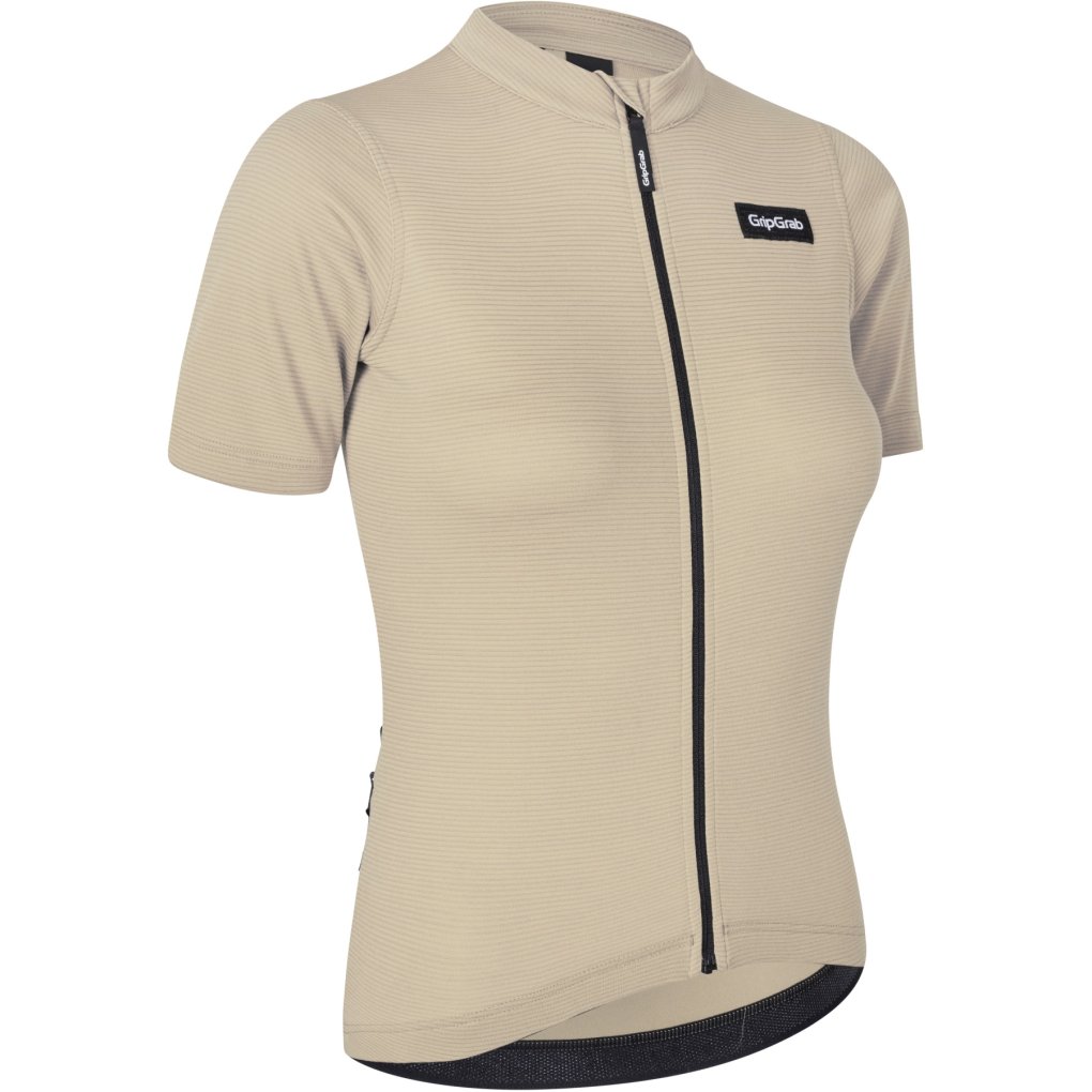 GripGrab EXPLR Merinotech Short Sleeve Jersey Women - Beige