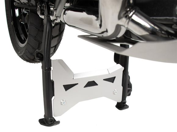 Hepco & Becker engine guard on original central stand - Aluminum/anodised aluminum?BMW 1300 R 1300 GS - 2023 - 2025Ref: Hbe04674A / 42176532 00 12
