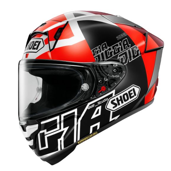 Casque intégral Shoei X-SPR PRO - DIGGIA 2 - Noir / RougeRef : SI0569