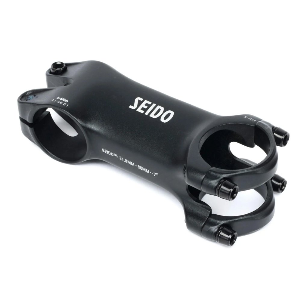 SEIDO STREAK Handlebar Stem | Road - 31.8mm - sandblasted black anodized