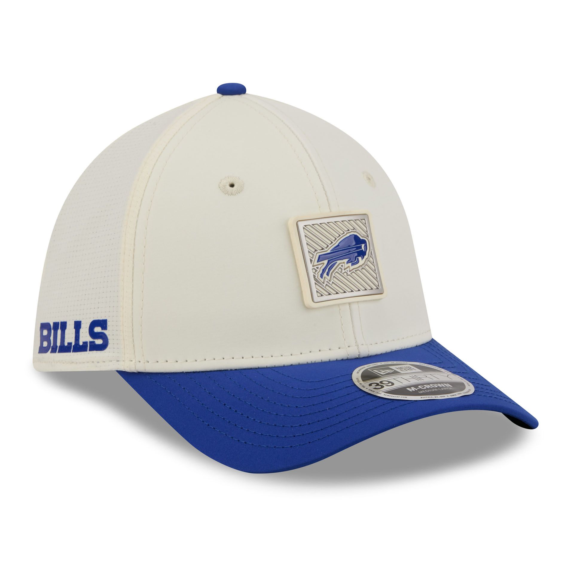 Buffalo Bills 2026 NFL Training Camp 39THIRTY Flex Cap Cream/Blue