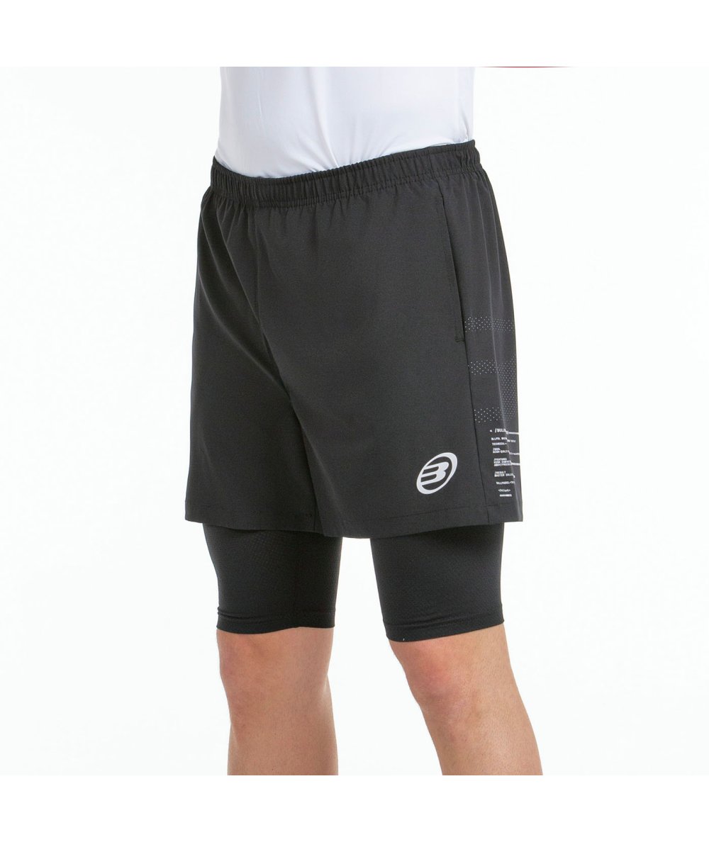 SHORTS BULLPADEL META BLACK