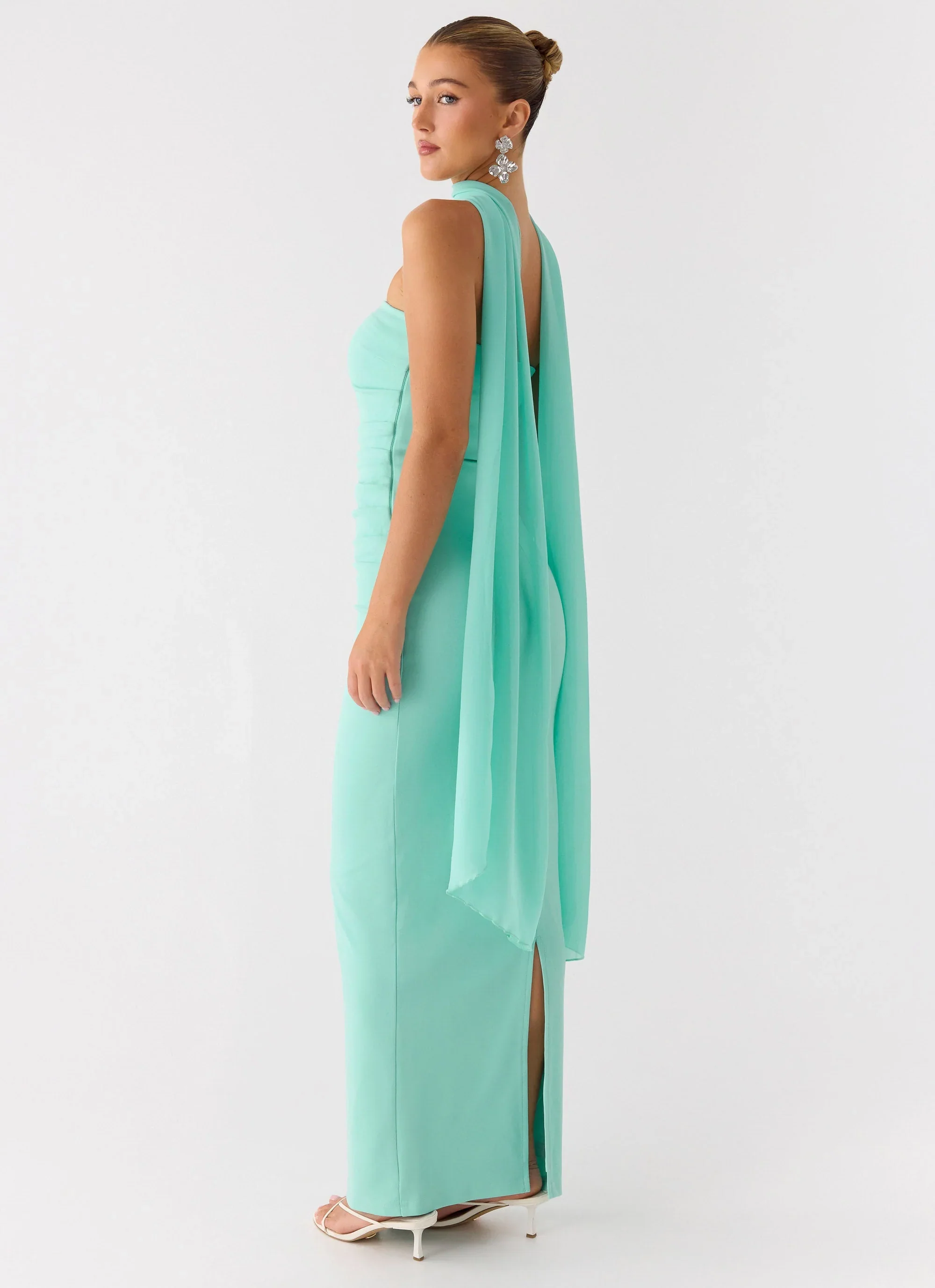 Libra Maxi Dress - Aqua