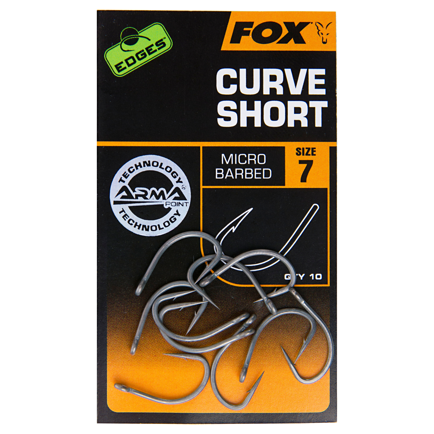 Fox Fishing hooks Edges Curve Short Hooks X10